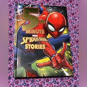 Marvel Spider-Man 5-Minute Stories HC Kids story book iron man black panther